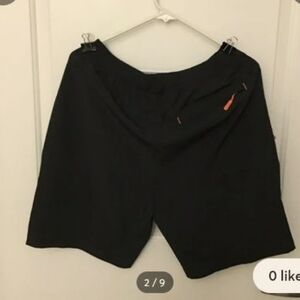 Outdoor Sport Men's Black Running Shorts Size: 33